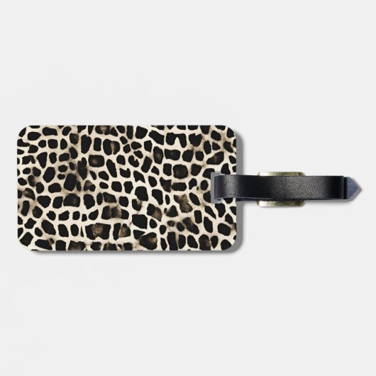 Tierdruck - Gepäckmarke Gepäckanhänger (Rückseite horizontal)