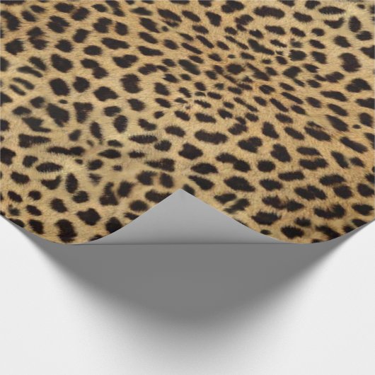 Tierdruck GEPARD Geschenkpapier (Ecke)