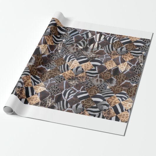 Tierdruck-Geschenk-Verpackung Geschenkpapier (Ungerollt)