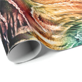 Tierdruck Geschenkpapier (Rolleneckpunkt)