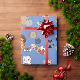 Tierdruck Geschenkpapier