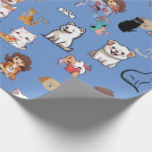 Tierdruck Geschenkpapier (Ecke)