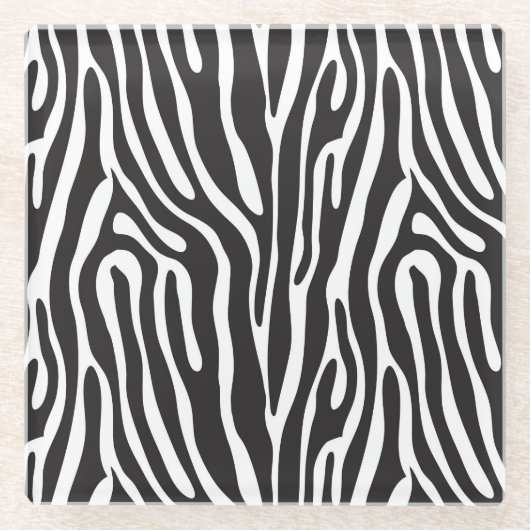 Tierdruck Glasuntersetzer (Vorderseite)