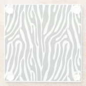 Tierdruck Glasuntersetzer (Rückseite)