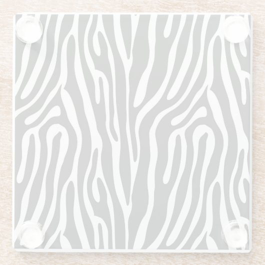 Tierdruck Glasuntersetzer (Rückseite)