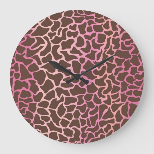 Tierdruck Große Wanduhr (Vorderseite)