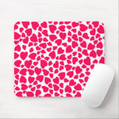 Tierdruck-Herz 2014 Mousepad (Mit Mouse)