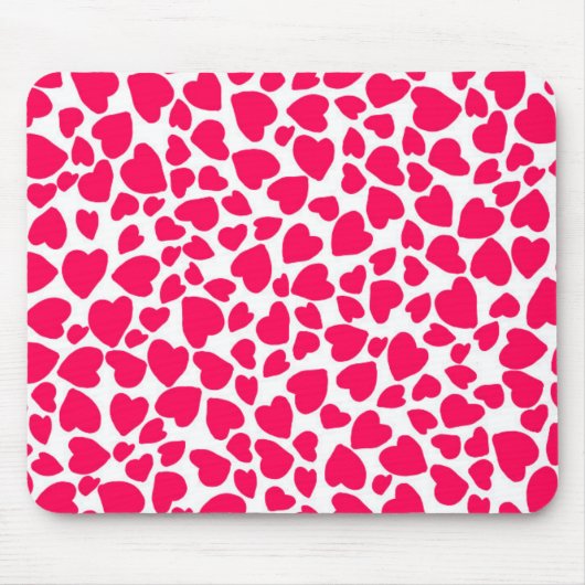 Tierdruck-Herz 2014 Mousepad (Vorne)