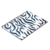 Tierdruck in Marine und Aquarell Notizblock (Linke Seite)