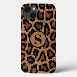 Tierdruck Leopard Monogramm Name Case-Mate iPhone Hülle