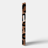 Tierdruck Leopard Monogramm Name Case-Mate iPhone Hülle (Rückseite / Rechts)