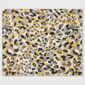 Tierdruck, Leopardenstruktur Geschenkpapier (Flach)