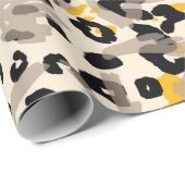 Tierdruck, Leopardenstruktur Geschenkpapier (Rolleneckpunkt)