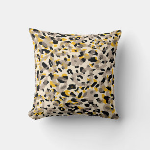 Tierdruck, Leopardenstruktur Kissen