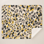 Tierdruck, Leopardenstruktur Sherpadecke (Vorderseite (Horizontal))