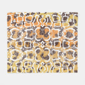 Tierdruck, Leopardtextur, Schlange pa Fleecedecke (Vorderseite (Horizontal))