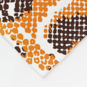 Tierdruck, Leopardtextur, Schlange pa Fleecedecke (Ecke)
