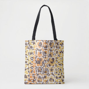 Tierdruck, Leopardtextur, Schlange pa Tasche