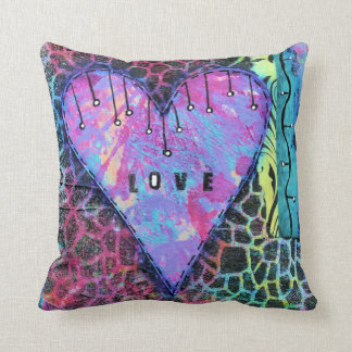 Tierdruck-Liebe-Herz-Kissen Kissen