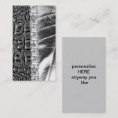 Tierdruck-metallische diamante de visitenkarte (Vorne/Hinten)