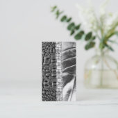 Tierdruck-metallische diamante de visitenkarte (Stehend Vorderseite)