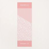 Tierdruck modern, farbenfroh geometrisch yogamatte (Vorderseite)