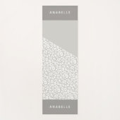 Tierdruck modern, farbenfroh geometrisch yogamatte (Vorderseite)