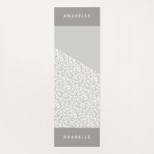 Tierdruck modern, farbenfroh geometrisch yogamatte (Rückseite)