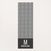 Tierdruck modern farbig yogamatte (Rückseite)