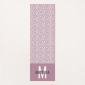 Tierdruck modern farbig yogamatte (Vorderseite)