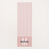 Tierdruck modern farbig yogamatte (Rückseite)