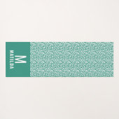 Tierdruck modern farbig yogamatte (Rückseite (Horizontal))