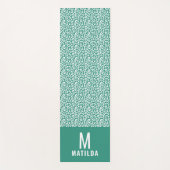 Tierdruck modern farbig yogamatte (Vorderseite)