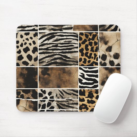 Tierdruck - Mousepad (Mit Mouse)