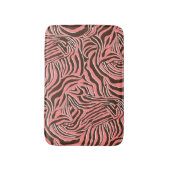 Tierdruck, nahtloses Zebramuster. Badematte (Vorderseite Vertikal)