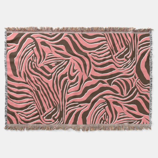 Tierdruck, nahtloses Zebramuster. Decke (Vorderseite)