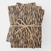 Tierdruck Natze zebra wild safari Geschenkpapier Set (Beispiel)