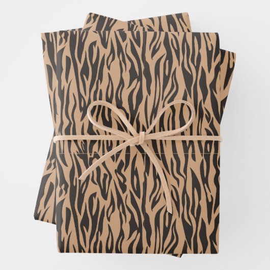Tierdruck Natze zebra wild safari Geschenkpapier Set (Beispiel)