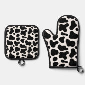 Tierdruck Ofenhandschuh & Topflappen-Set (Vorderseite)