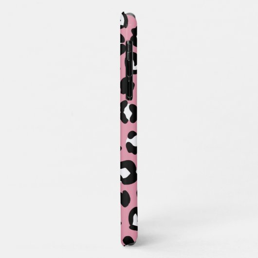 Tierdruck, rosa Leopard, Geparden, Herz Case-Mate iPhone Hülle (Hinten/Links)