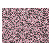 Tierdruck, rosa Leopard, Geparden, Herz Tischdecke (Vorderseite (Horizontal))