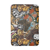 Tierdruck. Schmetterlingsflügel. Badematte (Vorderseite Vertikal)