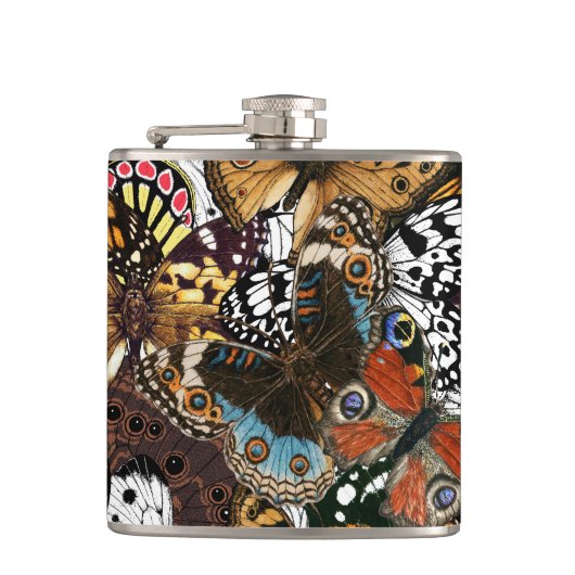 Tierdruck. Schmetterlingsflügel. Flachmann (Vorderseite)