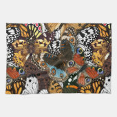 Tierdruck. Schmetterlingsflügel. Geschirrtuch (Horizontal)