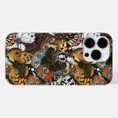 Tierdruck. Schmetterlingsflügel. iPhone Hülle (Rückseite (Horizontal))