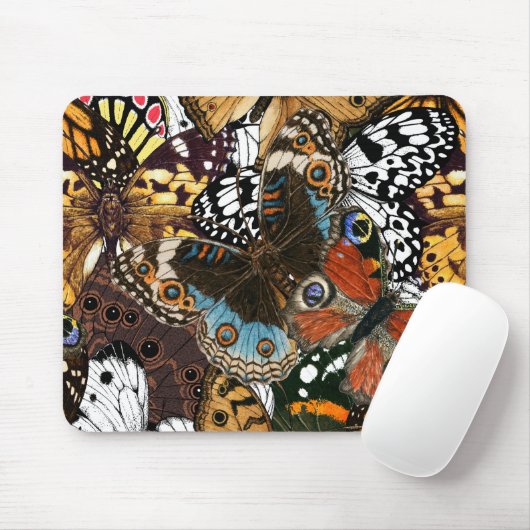 Tierdruck. Schmetterlingsflügel. Mousepad (Mit Mouse)