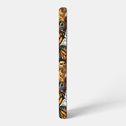 Tierdruck. Schmetterlingsflügel. Samsung Galaxy Hülle (Linke Seite)