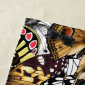 Tierdruck. Schmetterlingsflügel. Strandtuch (Beispiel)