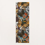 Tierdruck. Schmetterlingsflügel. Yogamatte (Vorderseite)