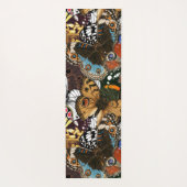 Tierdruck. Schmetterlingsflügel. Yogamatte (Rückseite)